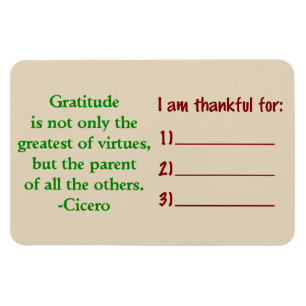 Gratitude Magnet Magneet