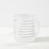 Gratitude Matglas Koffiemok (Voorkant rechts)