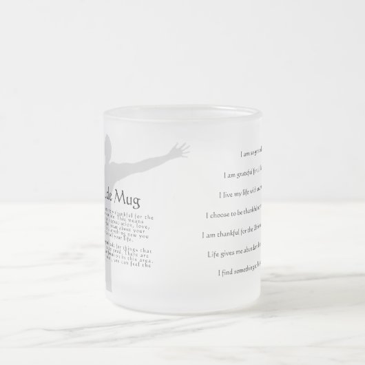 Gratitude Matglas Koffiemok (Center)