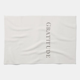 Gratitude – Minimal Typography Design Theedoek