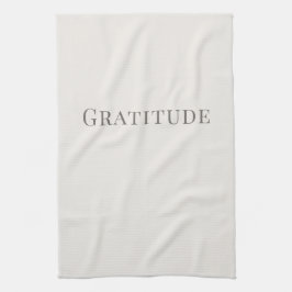 Gratitude – Minimal Typography Design Theedoek