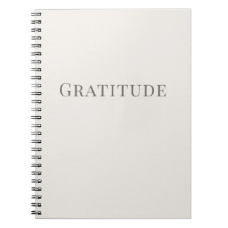 Gratitude – Minimal Typography Notitieboek
