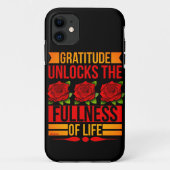 GRATITUDE ONTDEKT DE VOLLEDIGHEID VAN HET LEVEN, i Case-Mate iPhone Case (Achterkant)