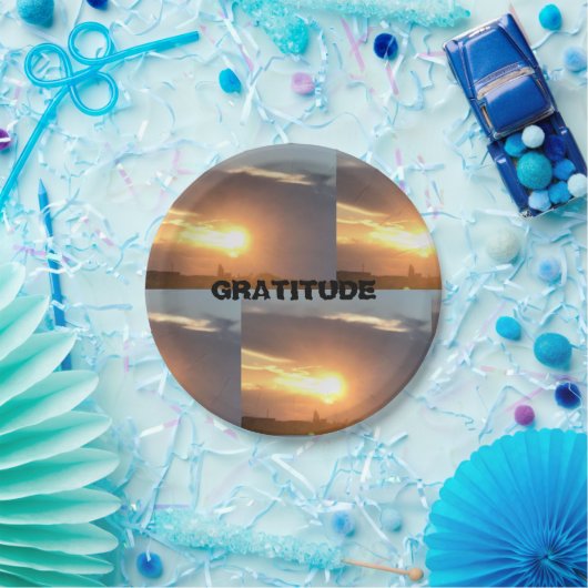 Gratitude Papieren Bordje (Feest)