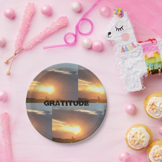 Gratitude Papieren Bordje (Feest)