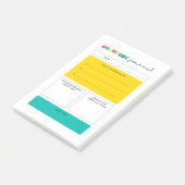 Gratitude Planner Journal Post-it® Notes (Schuin)