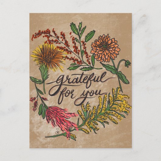 Gratitude Postcard Set | November Snail Mail | Tha Briefkaart (Voorkant)