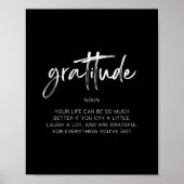 Gratitude Poster (Voorkant)