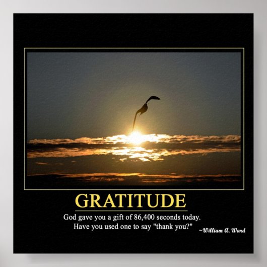 Gratitude Poster (Voorkant)
