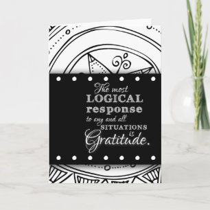 Gratitude Quote Inspirerend Blessing Mandala Art Kaart