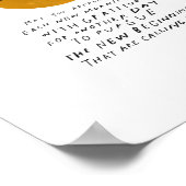 Gratitude Quote - Inspirerend Kantoor Decor Home Poster (Hoek)