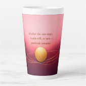 Gratitude Remains™: A Love-Led Morning & Night Latte Mok (Voorkant)