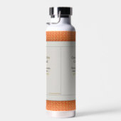 Gratitude Remains: affirmation drinkware Mindful Waterfles (Rechts)