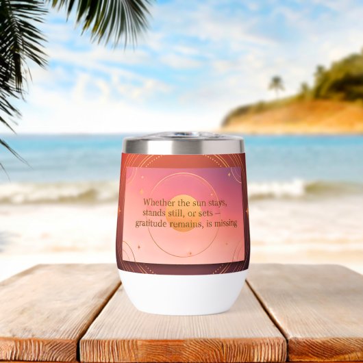 Gratitude Remains™: Carry Love Daily Drinkware Cad (Strand (Gedraaid) )