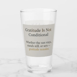 Gratitude Remains: Every Rhythm of L Mindful Sip Glas