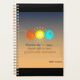 Gratitude Remains: Grace in Every Time Zone | Dail Planner
