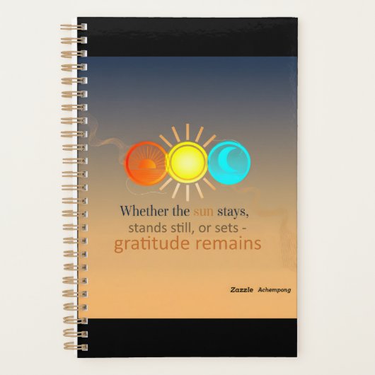 Gratitude Remains: Grace in Every Time Zone | Dail Planner (Voorkant)