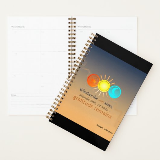 Gratitude Remains: Grace in Every Time Zone | Dail Planner (Display)