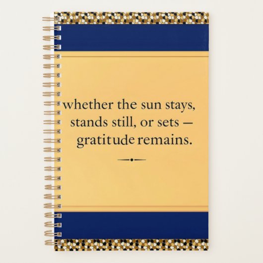 Gratitude Remains: Grateful Day or Night | Daily R Planner (Voorkant)