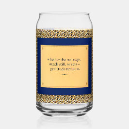 Gratitude Remains: Gratitude Beyond Drinkware Set Blikvorm Glas