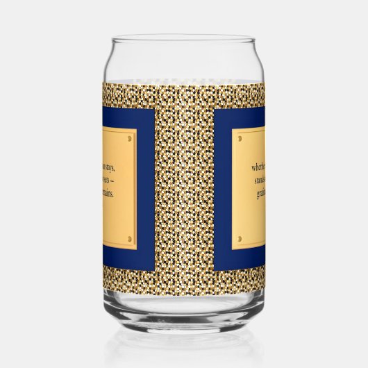 Gratitude Remains: Gratitude Beyond Drinkware Set Blikvorm Glas (Links)