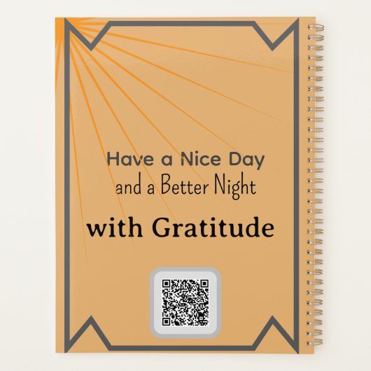 Gratitude Remains: Gratitude Beyond the Clock | Da Planner (Achterkant)