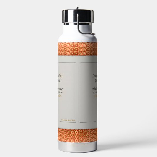 Gratitude Remains Gratitude Beyond the Clock Waterfles (Links)