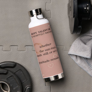 Gratitude Remains™ Liefde & Intentie   Vacuüm Isol Waterfles