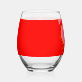 Gratitude Remains™ Love & Intention | Evening Ritu Wijnglas Zonder Voet (Rechts)