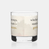 Gratitude Remains™: Love & Intention | Inspiration Whisky Glas (Links)
