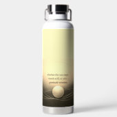 Gratitude Remains™: Love & Intention | Thor Copper Waterfles (Achterkant)
