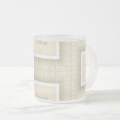 Gratitude Remains™: Love & Presence | Reflective Q Matglas Koffiemok (Voorkant rechts)