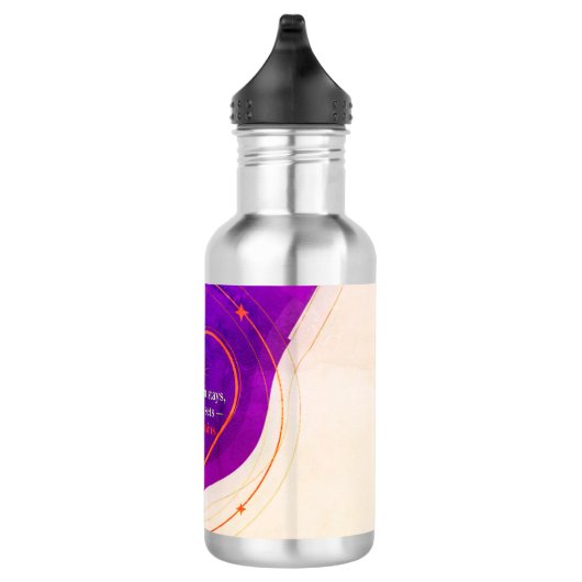 Gratitude Remains™: Mindful Hydration | Nice Night Waterfles (Rechts)