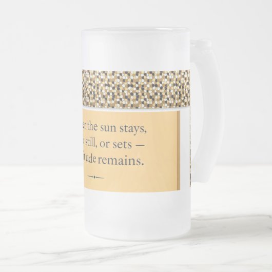 Gratitude Remains: Nice Day Better Night Always Ce Matglas Bierpul (Voorkant rechts)