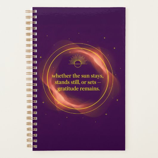 Gratitude Remains: Nice Day Better Night Always |  Planner (Voorkant)