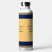 Gratitude Remains: unique self-care Life Rhythm Waterfles (Rechts)