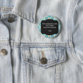 Gratitude Rumi Quote Ronde Button 5,7 Cm (In situ)