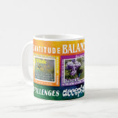 gratitude serenity acceptance slogans mug koffiemok (Voorkant links)