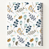 Gratitude Specialized Floral Botanical White Notitieboek (Achterkant)