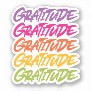Gratitude Sticker