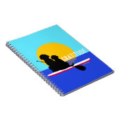 Gratitude SUP Honden Zonsopgang Dagboek Notitieboek (Rechterzijde)