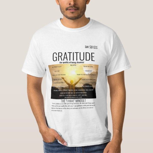 GRATITUDE T-SHIRT (Voorkant)