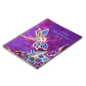 Gratitude-tijdschrift: Zijderige dragonfly Notitieboek (Linkerzijde)