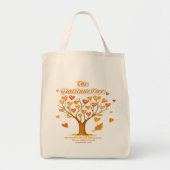 'Gratitude Tree'-boodschappentas Tote Bag (Voorkant)
