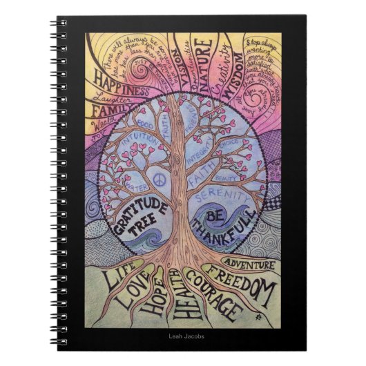 Gratitude Tree Journal Notitieboek (Voorkant)