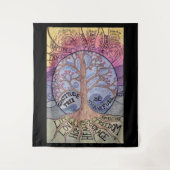 Gratitude Tree Tapestry Wandkleed (Voorkant)