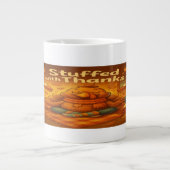Gratitude Turkey Mug- Feast on Meaning Grote Koffiekop (Voorkant)
