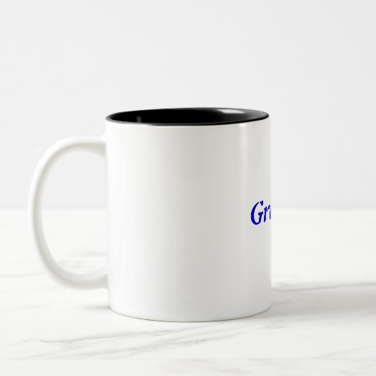 Gratitude Tweekleurige Koffiemok (Links)