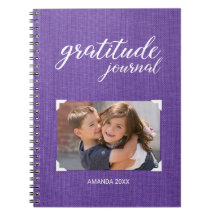 Gratitude uw foto Paarse scrapbook stijl