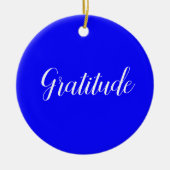 Gratitude-versiering Keramisch Ornament (Voorkant)